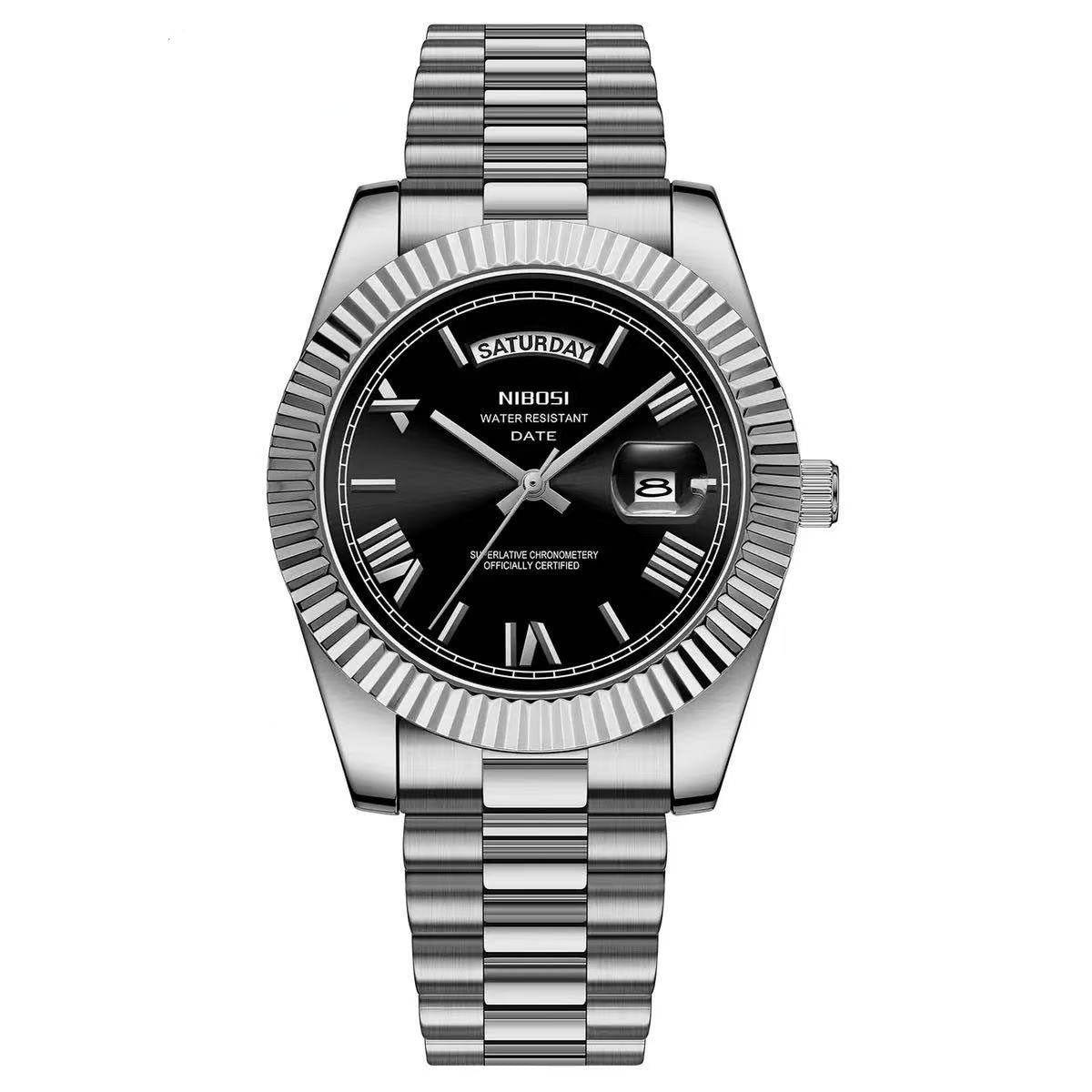 Classic Retro Calendar Watch — Vintage Style