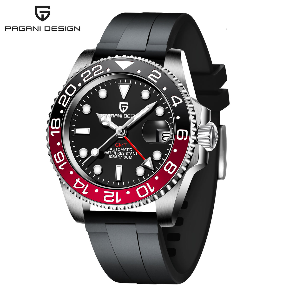 PAGANI DESIGN — Men's GMT Automatic Watch