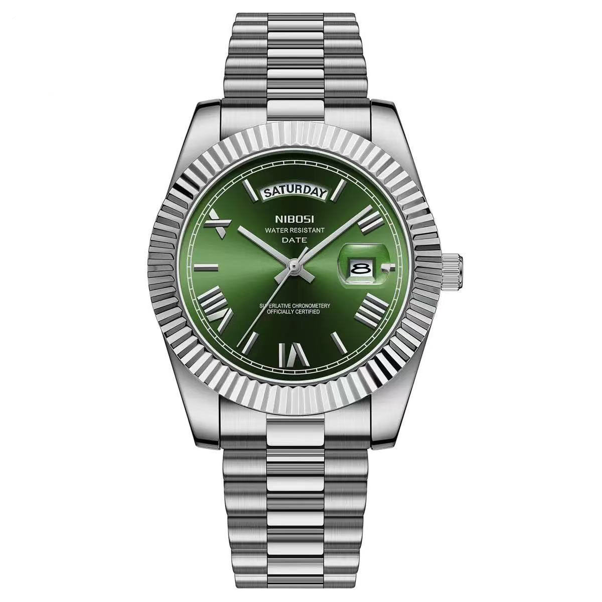 Classic Retro Calendar Watch — Vintage Style