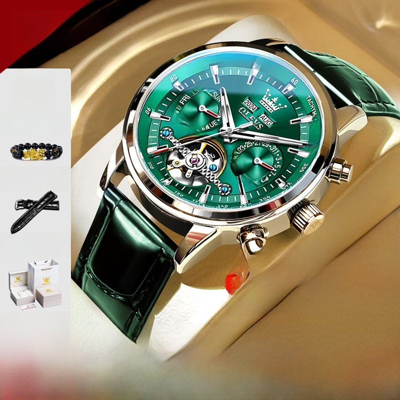 Automatic Skeleton Watch — Men's Visible Movement