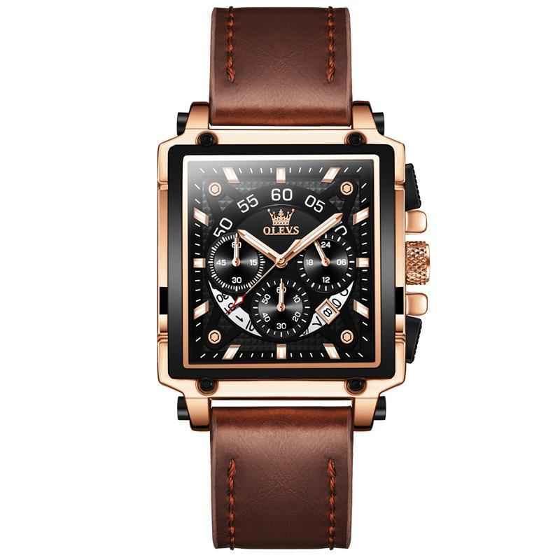 Mens Sports Chronograph Quartz Watch