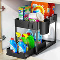 Under-Sink Sliding Storage Rack