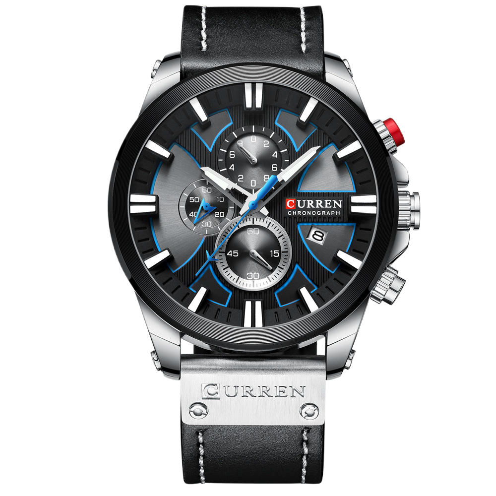 Business Watch – Round Quartz Calendar Watch - CASORA & CO