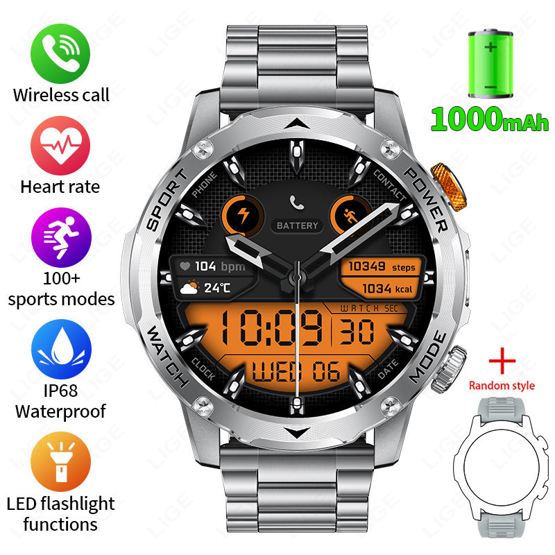 Bluetooth Smart Watch – Calls and Step Tracking - CASORA & CO