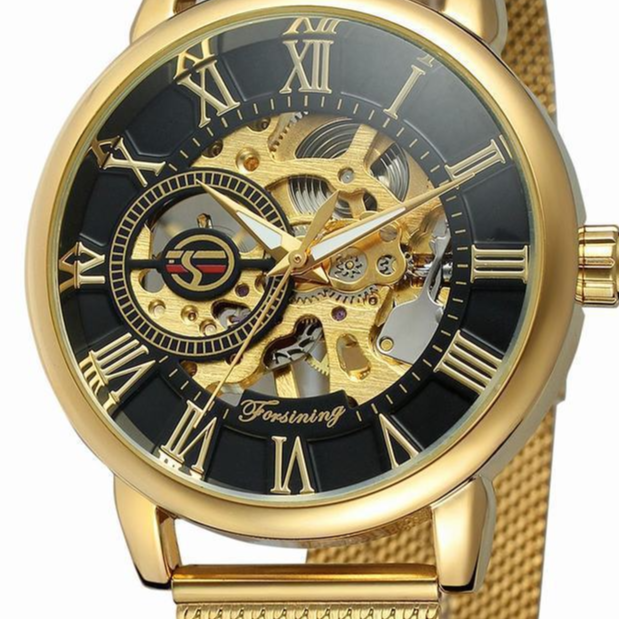 Skeleton Mechanical Watch – Mesh Strap - CASORA & CO