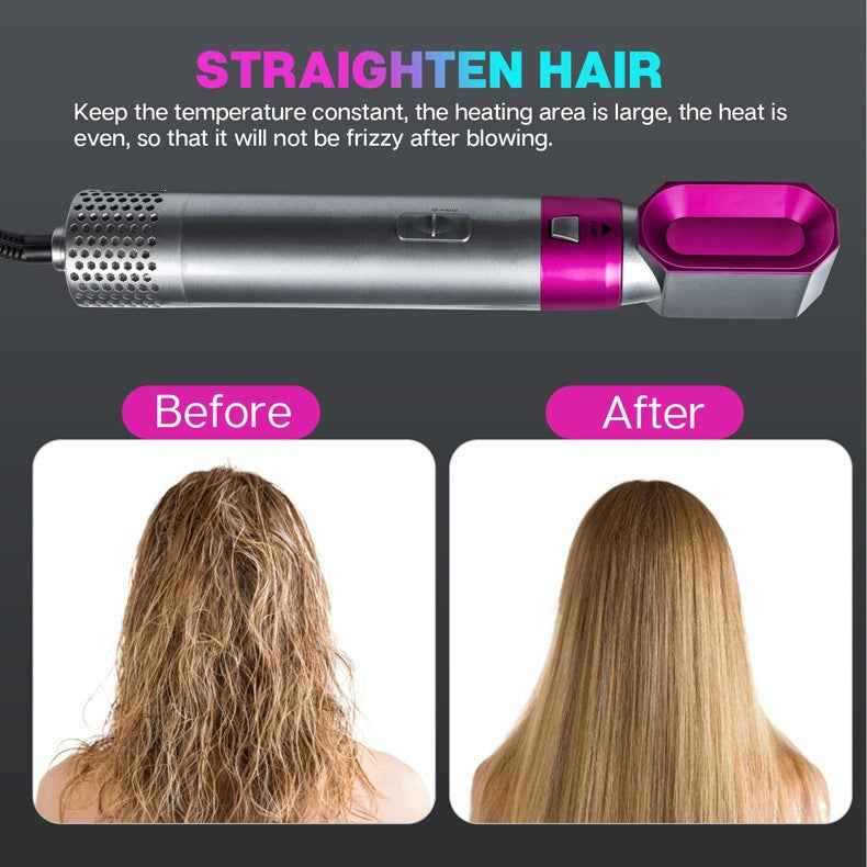 Five-in-One Hot Air Comb Hair Styling Tool