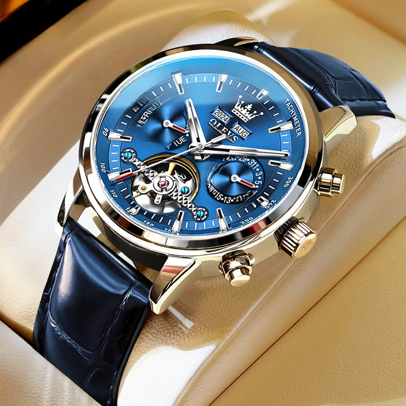 Automatic Skeleton Watch — Men's Visible Movement