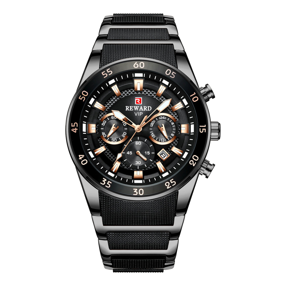 Sports Chronograph Watch – Quartz Movement and Calendar - CASORA & CO