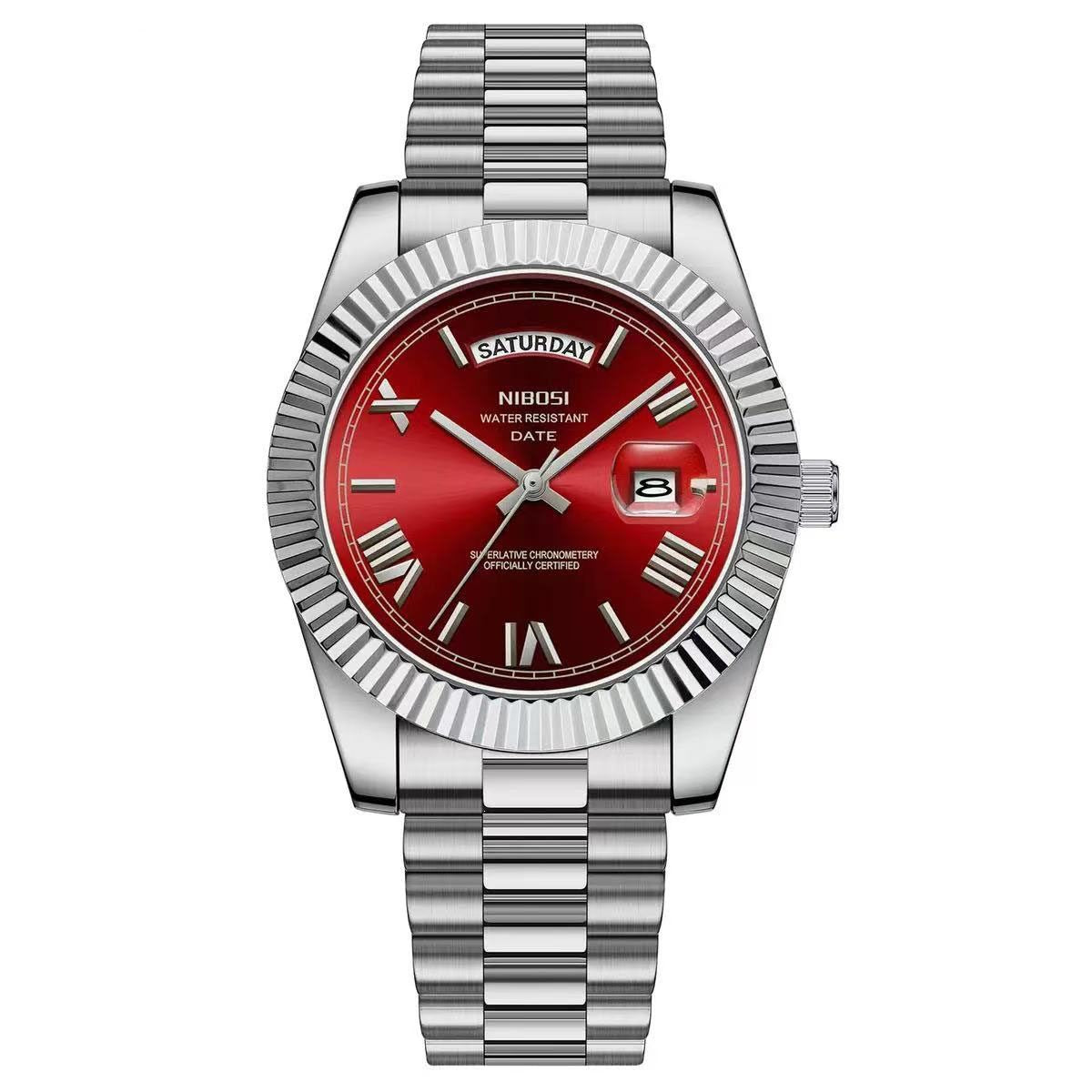 Classic Retro Calendar Watch — Vintage Style