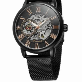Skeleton Mechanical Watch – Mesh Strap - CASORA & CO