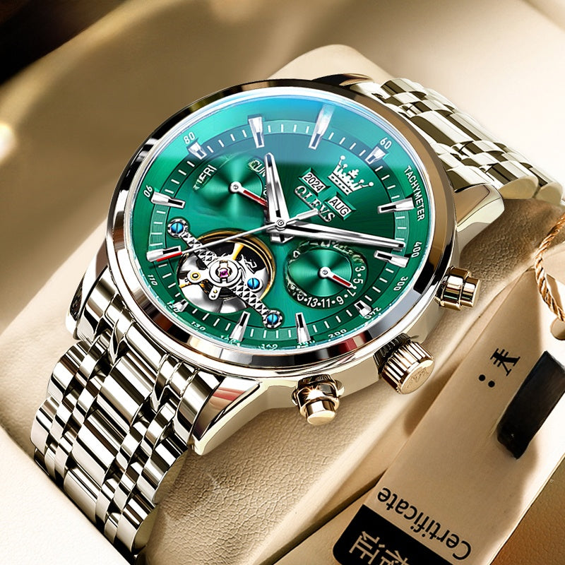 Automatic Skeleton Watch — Men's Visible Movement