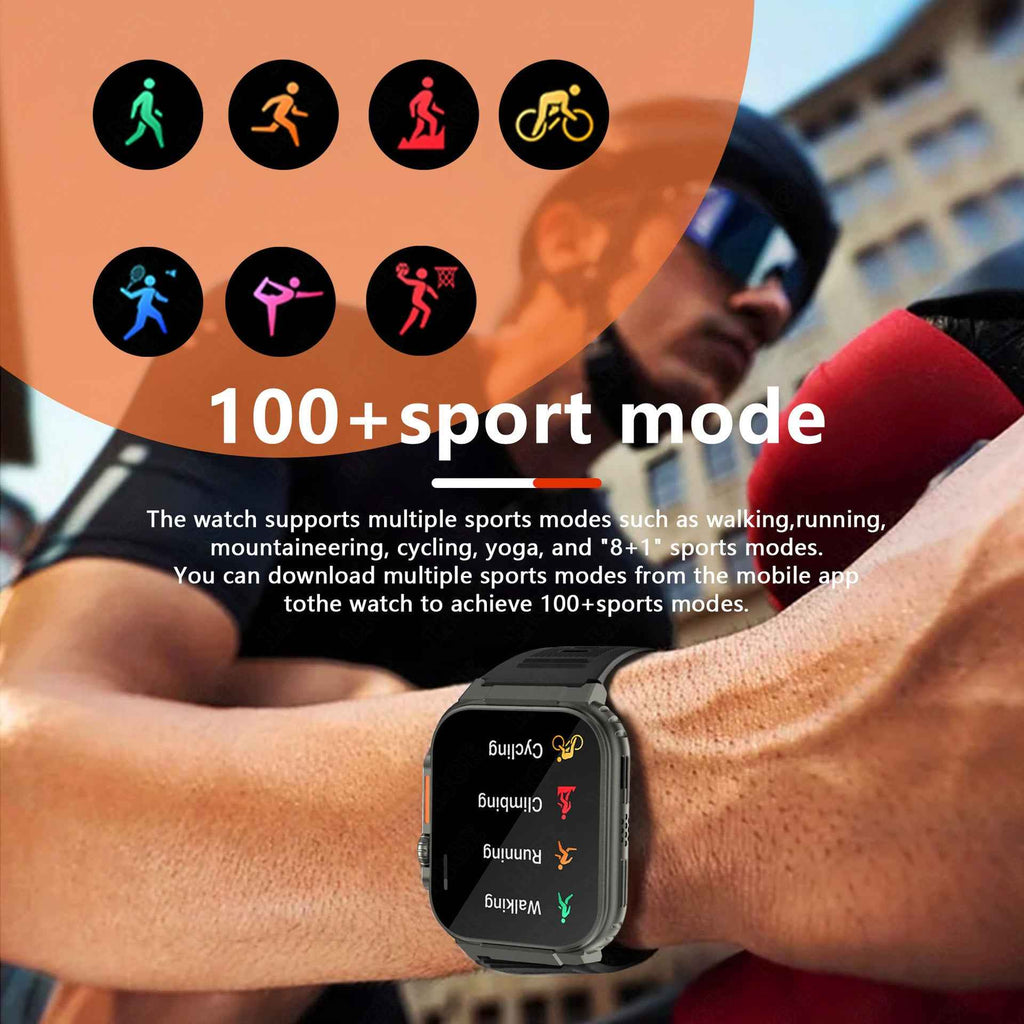 Square Bluetooth Smart Watch – Activity Tracking