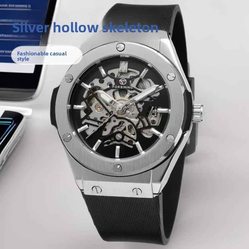 Forsining Men's Skeleton Automatic Mechanical Watch