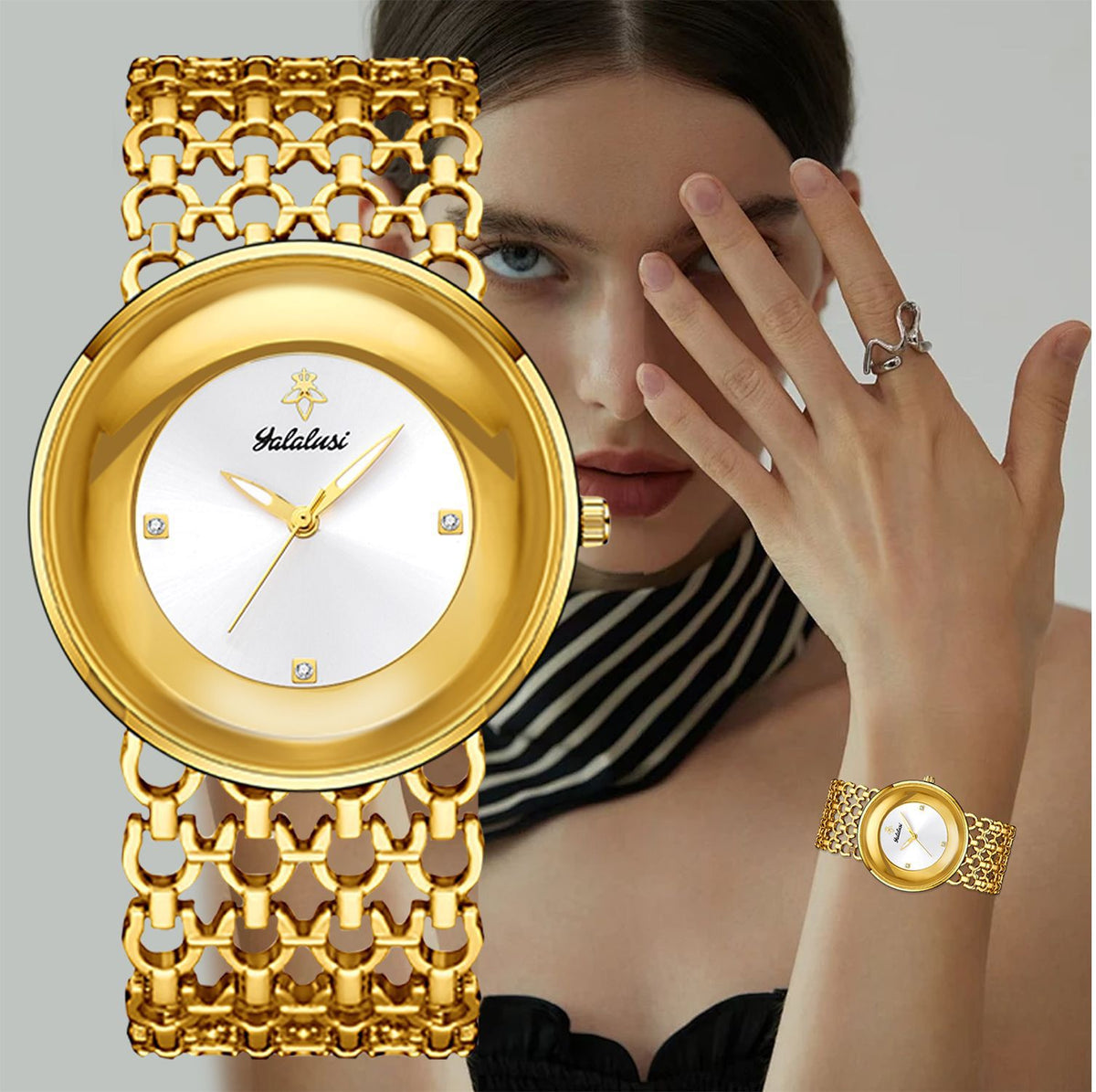 Yalalusi — Women's Openwork Bracelet Watch