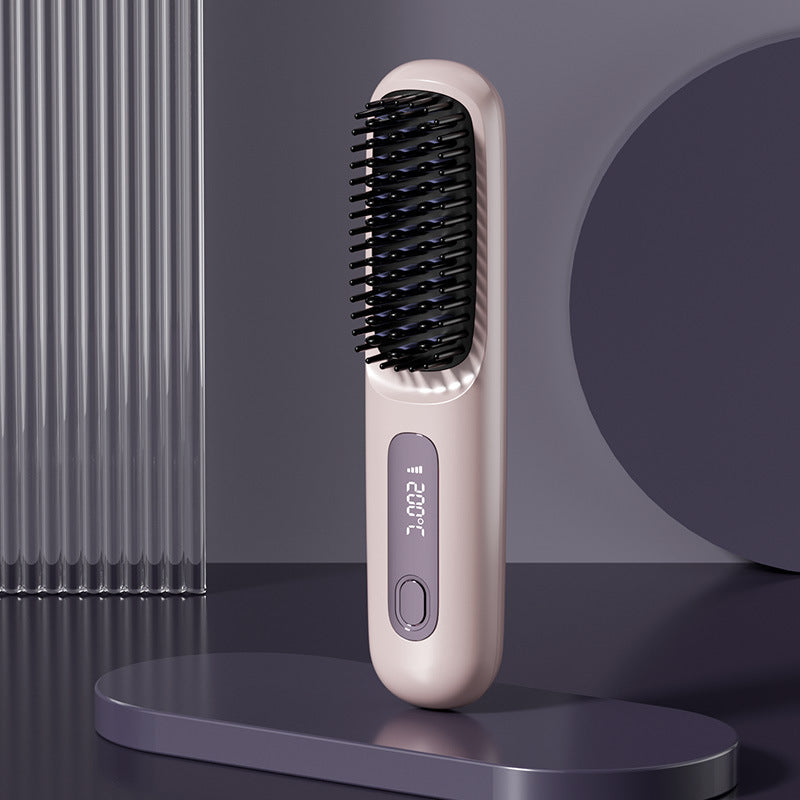 Cordless Hair Straightening Comb – LCD Display - CASORA & CO