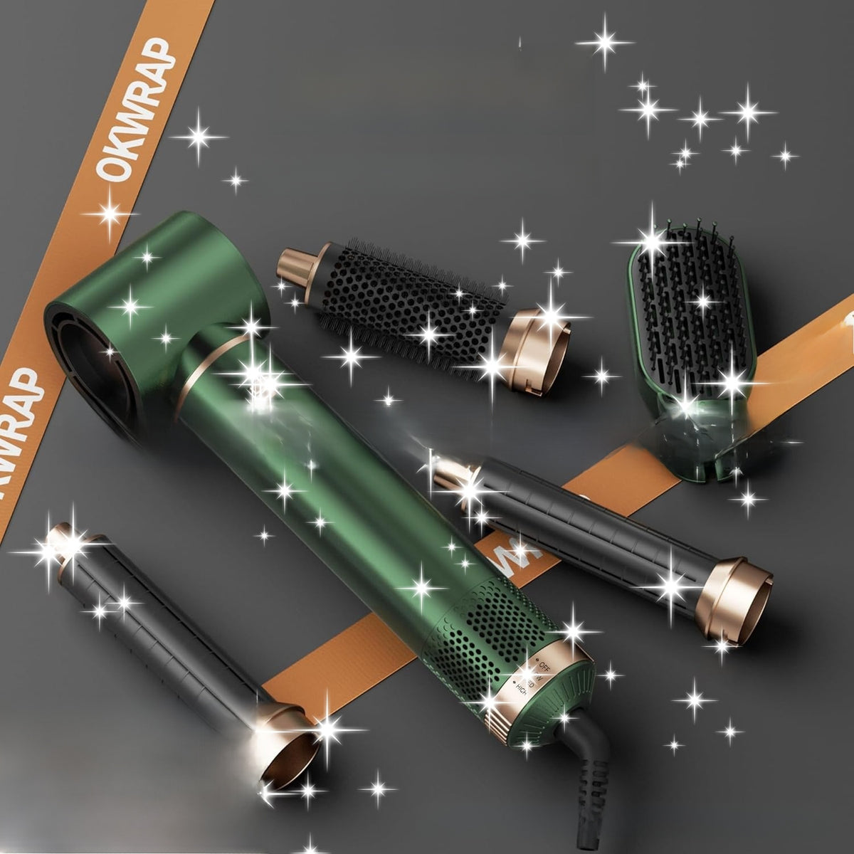 Hot Air Styling Wand – 5-in-1 Styling Tool - CASORA & CO