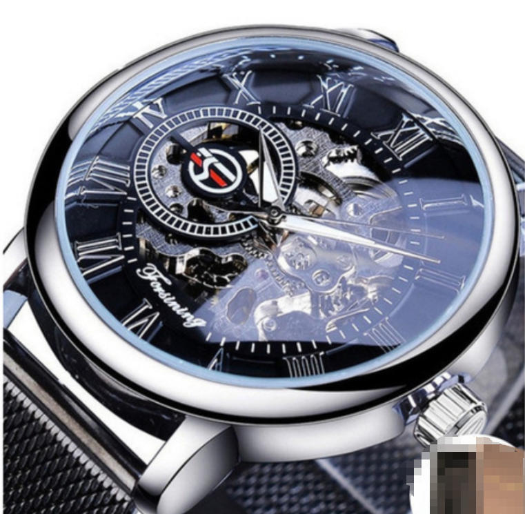 Skeleton Mechanical Watch – Mesh Strap - CASORA & CO