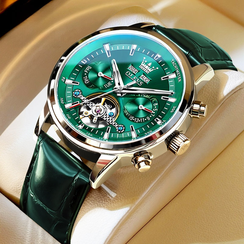 Automatic Skeleton Watch — Men's Visible Movement
