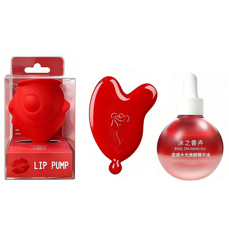 Silicone Lip Plumping Device – Facial Massage Tool - CASORA & CO
