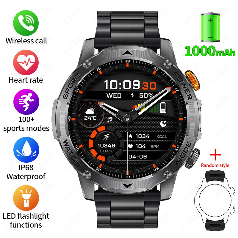 Bluetooth Smart Watch – Calls and Step Tracking - CASORA & CO