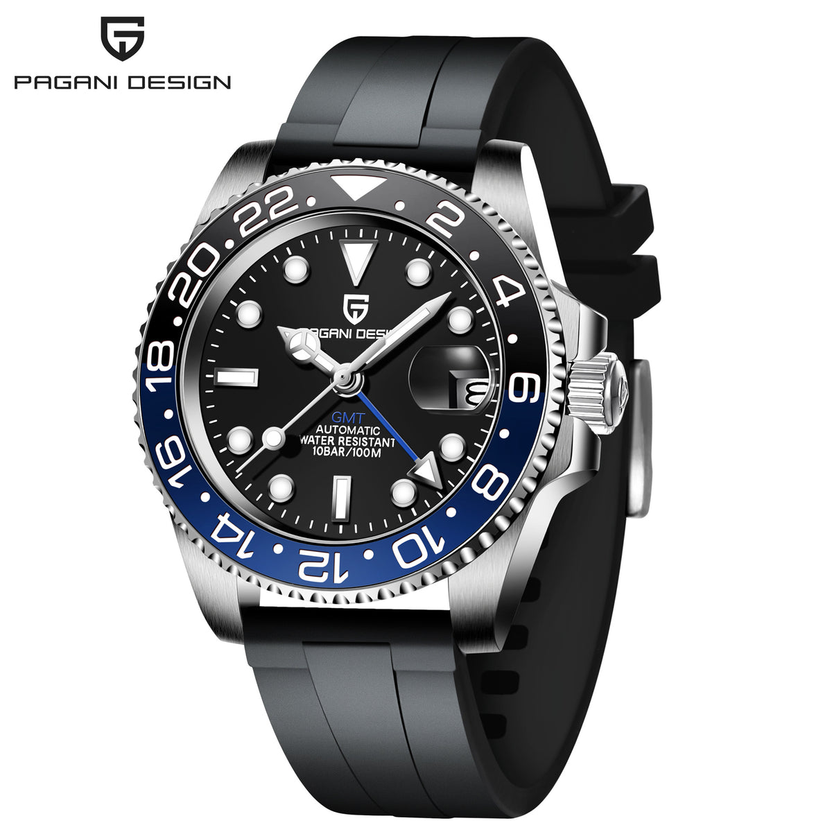 PAGANI DESIGN — Men's GMT Automatic Watch