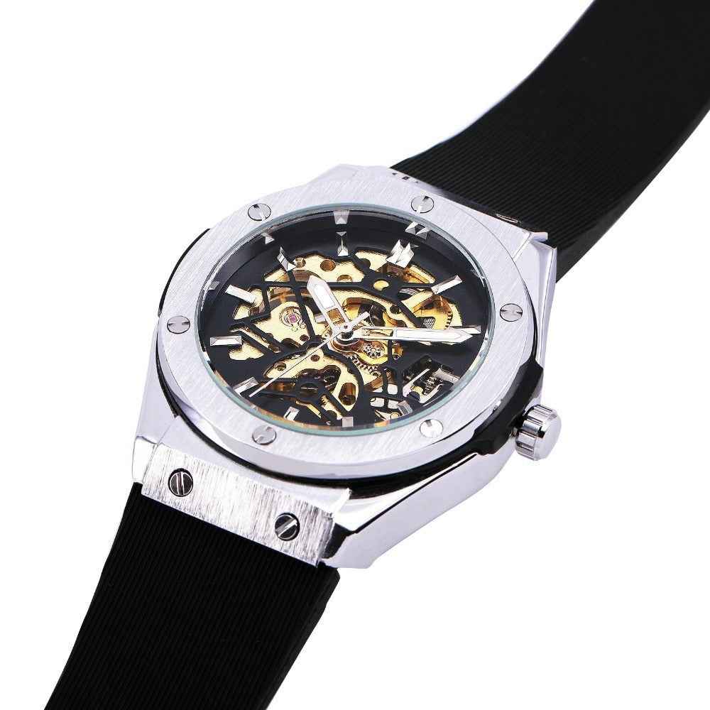 Forsining Men's Skeleton Automatic Mechanical Watch