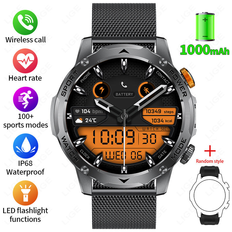 Bluetooth Smart Watch – Calls and Step Tracking - CASORA & CO