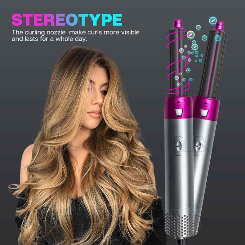 Five-in-One Hot Air Comb Hair Styling Tool