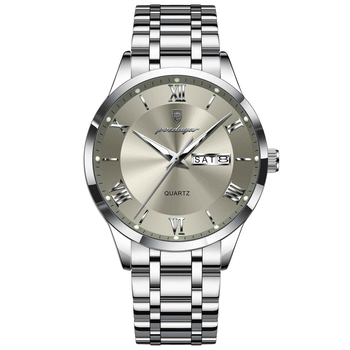 Men's Watch Ultra-Thin Business Dual Calendar Quartz Watch