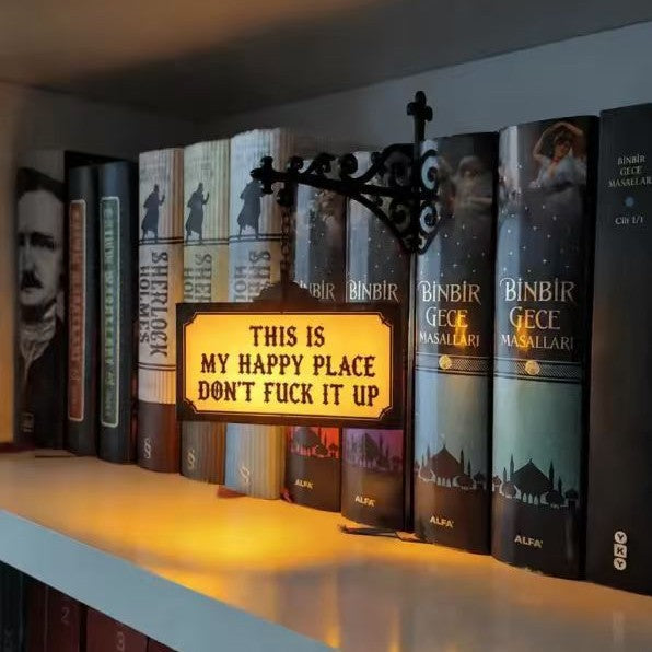 Ghost Bookshelf Decorative Lantern