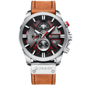 Business Watch – Round Quartz Calendar Watch - CASORA & CO