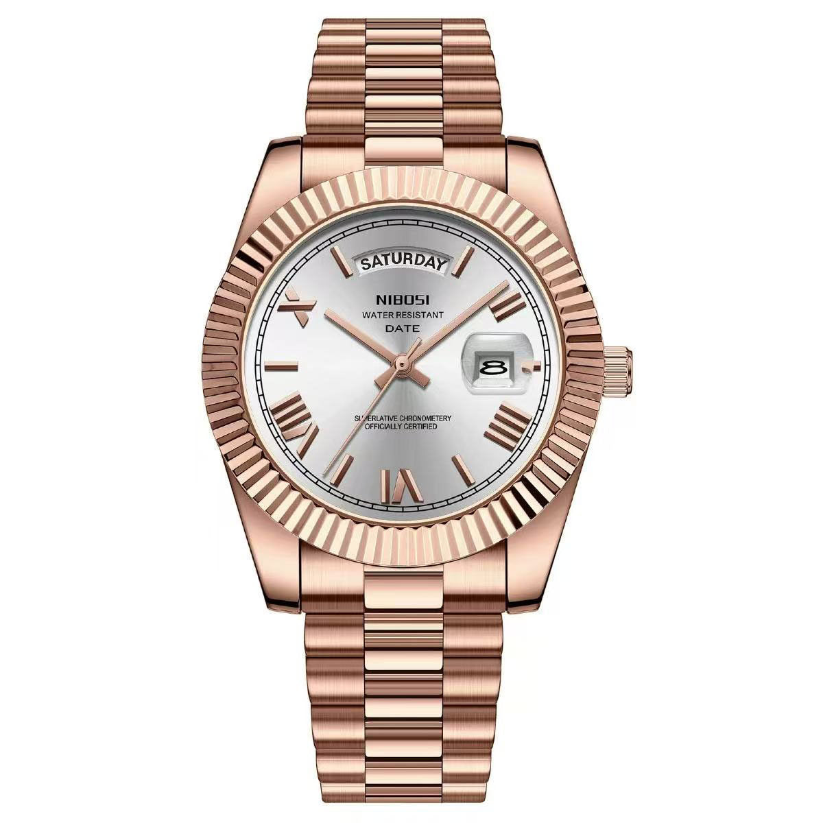 Classic Retro Calendar Watch — Vintage Style