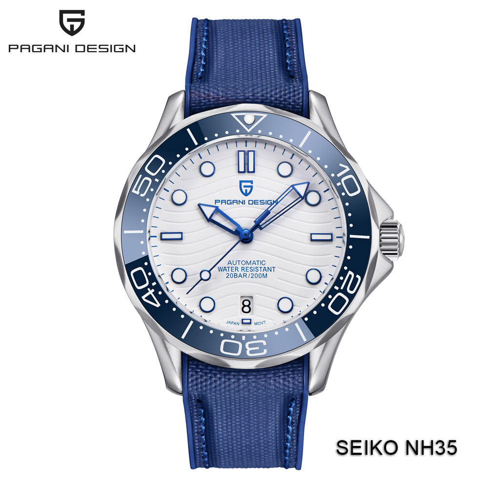 Automatic Mechanical Sports Watch — Luminous Dial