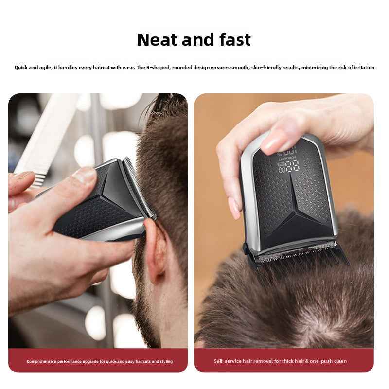 Rechargeable Hair Clipper – Digital Display