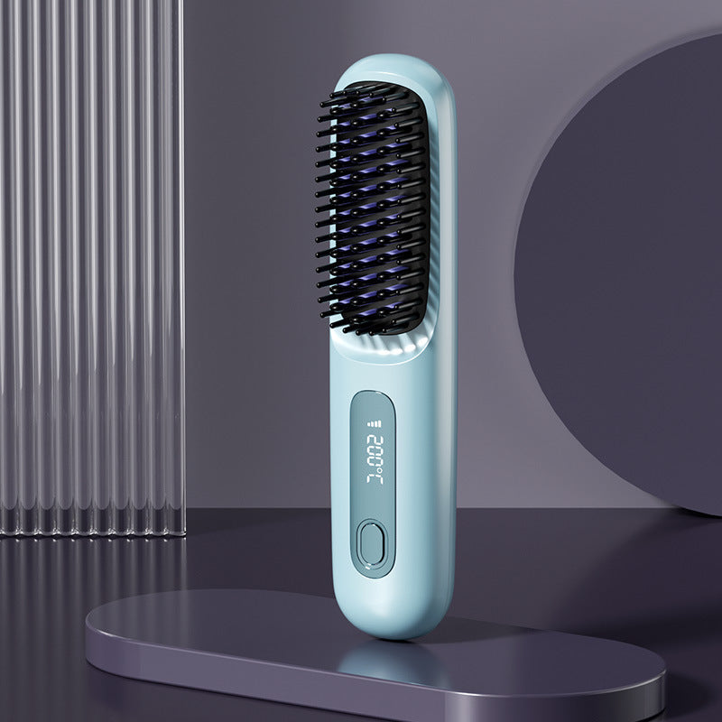Cordless Hair Straightening Comb – LCD Display - CASORA & CO