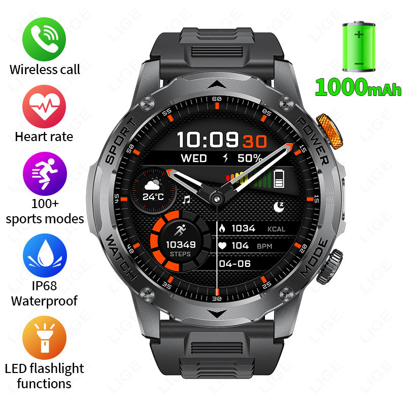 Bluetooth Smart Watch – Calls and Step Tracking - CASORA & CO