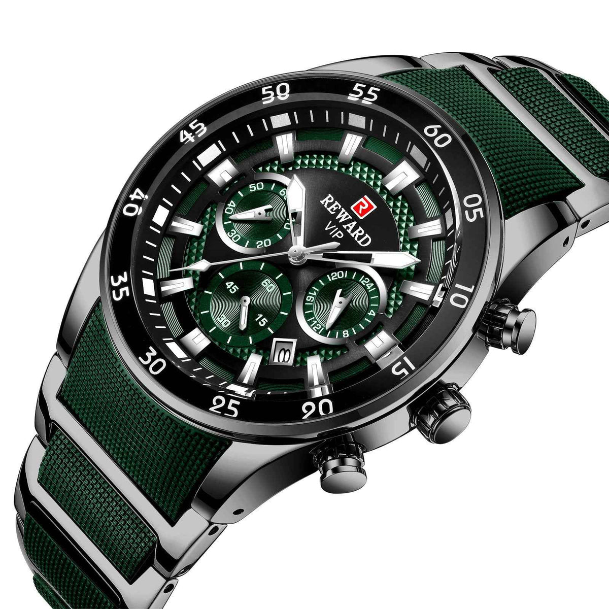 Sports Chronograph Watch – Quartz Movement and Calendar