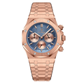Square Quartz Watch — Men's Chronograph
