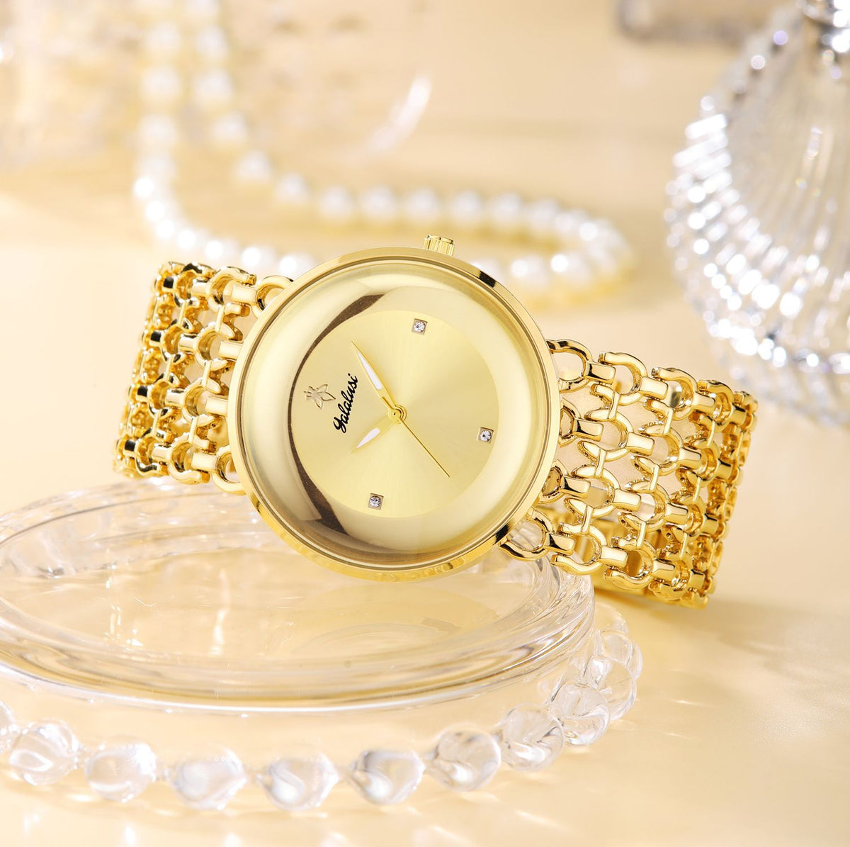 Yalalusi — Women's Openwork Bracelet Watch