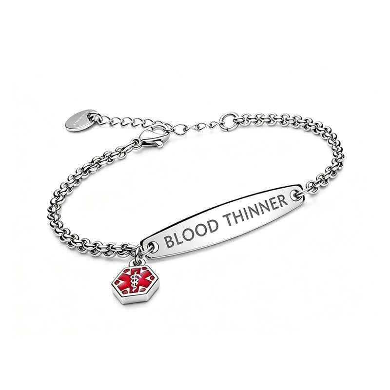 Medical ID Bracelet – Stainless Steel Tag