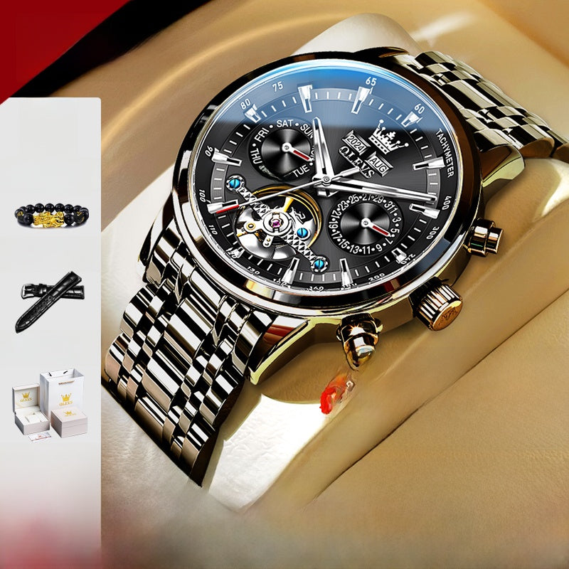 Automatic Skeleton Watch — Men's Visible Movement