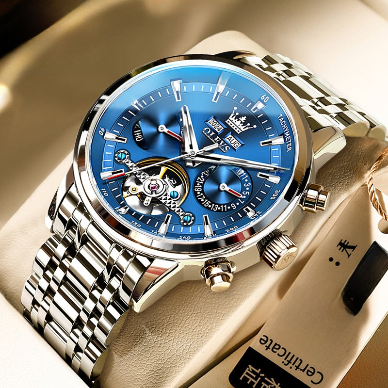 Automatic Skeleton Watch — Men's Visible Movement