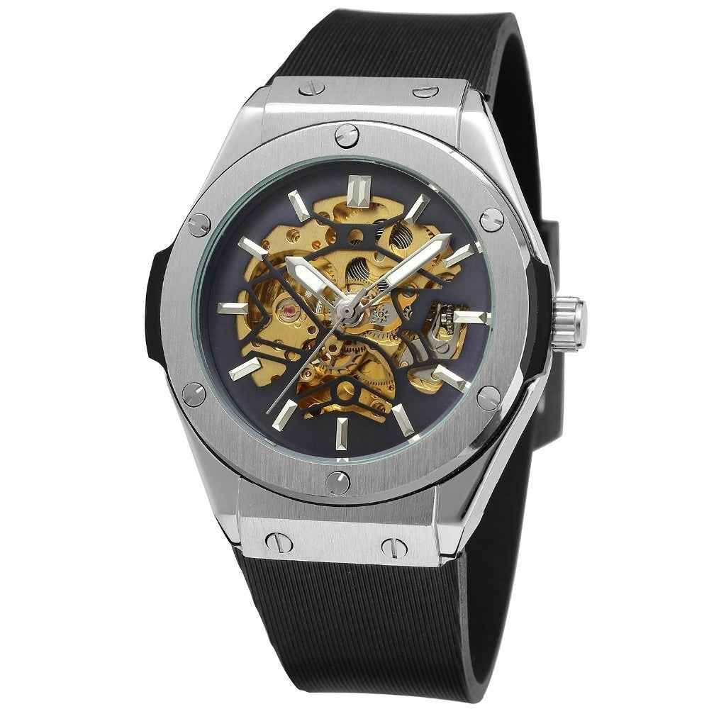 Forsining Men's Skeleton Automatic Mechanical Watch