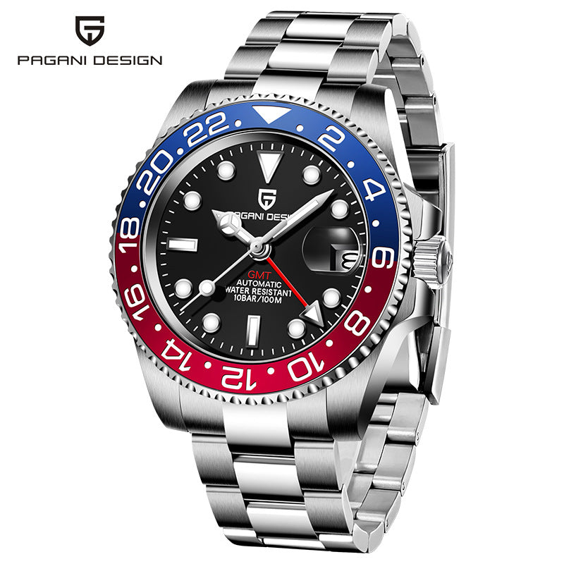 PAGANI DESIGN — Men's GMT Automatic Watch