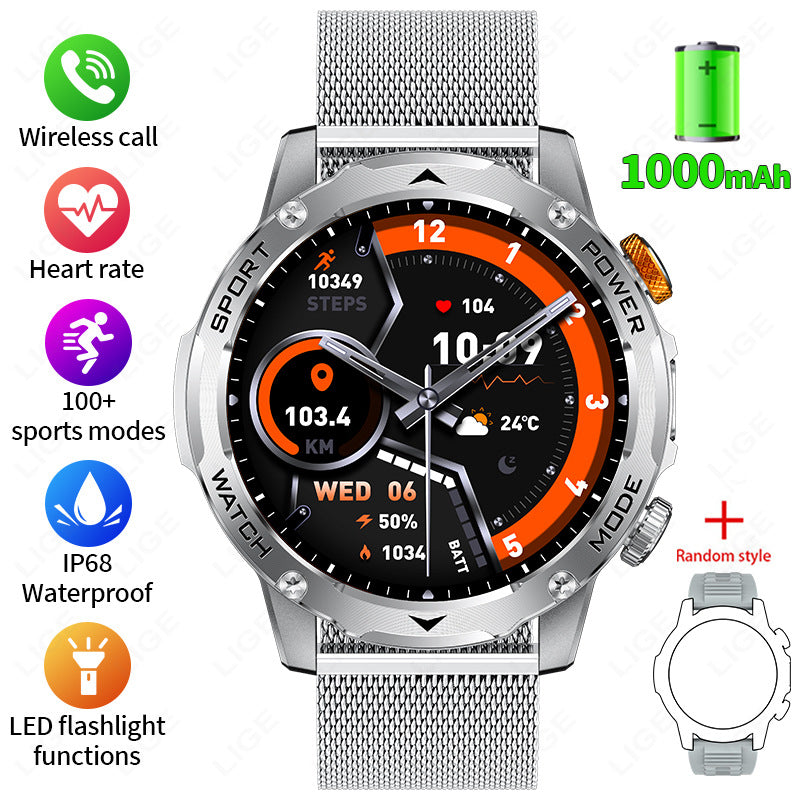 Bluetooth Smart Watch – Calls and Step Tracking - CASORA & CO