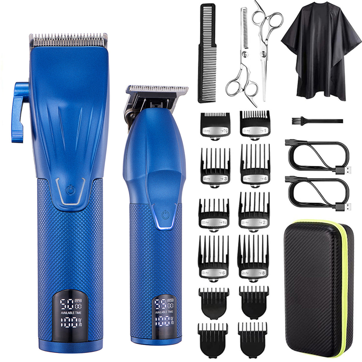 Professional Hair Clipper Set – Cordless LED Trimmer - CASORA & CO
