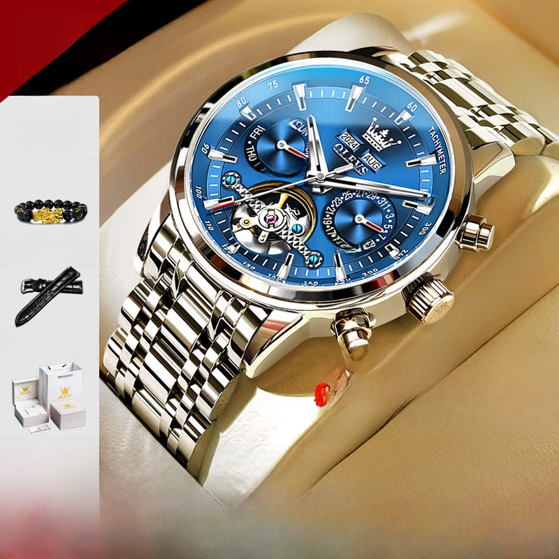 Automatic Skeleton Watch — Men's Visible Movement