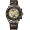 Casual Men's Watch – Retro Mechanical Style