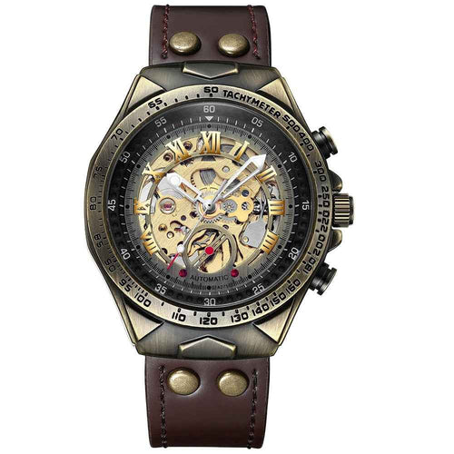 Casual Men's Watch – Retro Mechanical Style