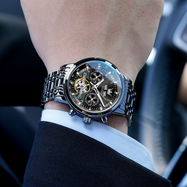 Automatic Skeleton Watch – Men's Visible Movement